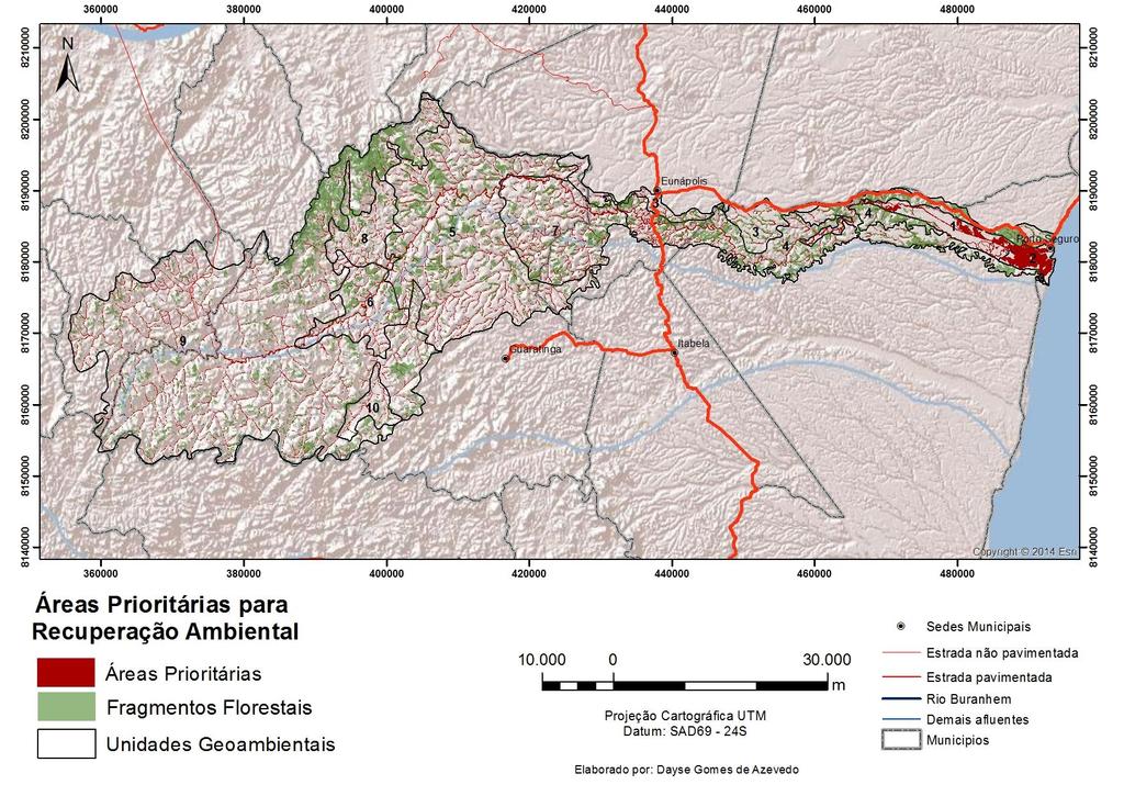 Figura 28 Áreas prioritárias para