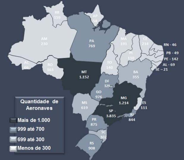 MG e MT concentram quase metade da frota