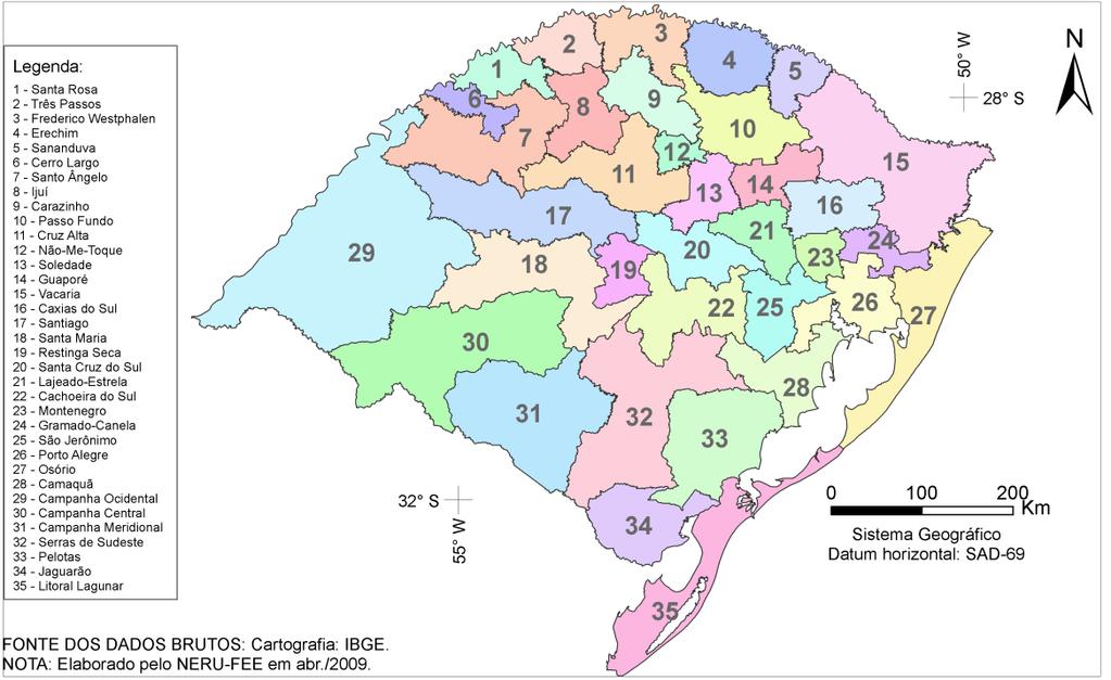 Perfil locacional do emprego formal nas microrregiões do Rio Grande do Sul: 2004/2014 vantagem em se utilizar esse tipo de indicador está na simplicidade matemática e estatística, assim como na