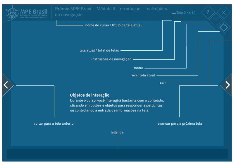 Conheça agora a tela com as instruções de navegação do