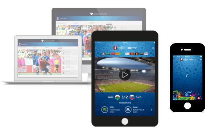 DIGITAL - APP A RTP é a estação oficial da transmissão do Campeonato da Europa de Futebol de 2016.