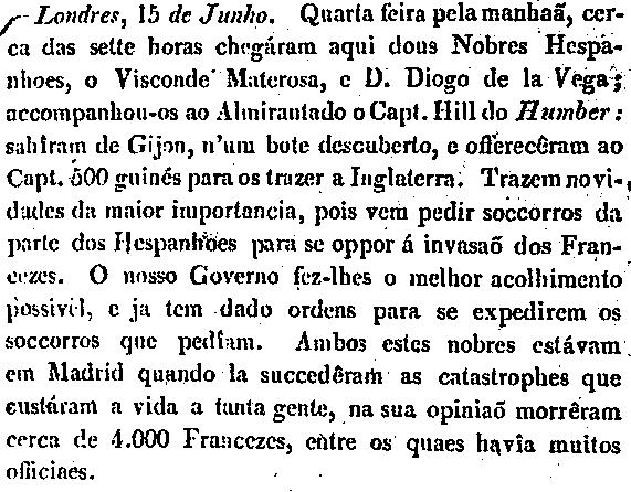 Correio Braziliense, junho de 1808, página 78.