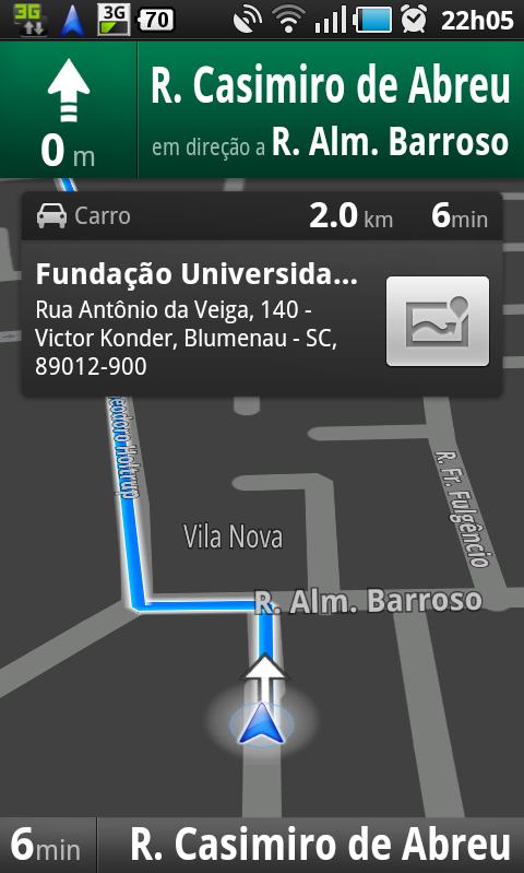 TRABALHOS RELACIONADOS Google Maps Navigation