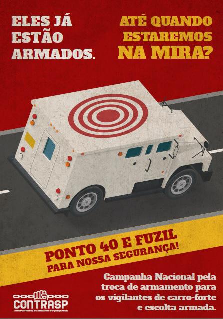 A violência tem feito milhares de trabalhadores vítimas dos ataques ao sistema financeiro.