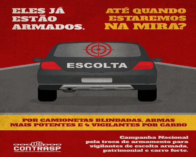 Em 2016 os ataques a banco fizeram 189 vitimas, resultando em 14 mortes. Até quando os vigilantes farão parte desta estatística?