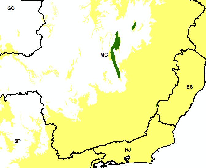 - Refúgios Vegetacionais Foram incluídas no Atlas as formações não florestais de refúgios vegetacionais do mapa 1:5.000.