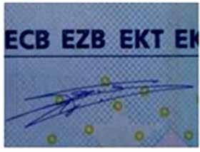 Notas de euro 9 d. a assinatura do Presidente do BCE Willem F.