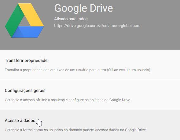 Escolher as configurações de acesso e uso off-line Primeiro, escolheremos configurações que permitem que você e sua equipe acessem o Drive em qualquer local, mesmo sem acesso à Internet.