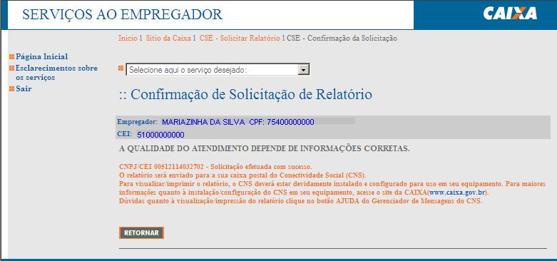 Por meio do Conectividade Social Como obter o Relatório de Contas com Inconsistências Cadastrais