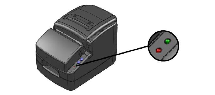 Figura 18: Indicadores luminosos 4.3. Guilhotina A Impressora Híbrida PR-1000 possui uma guilhotina, para cortar o papel após a impressão.