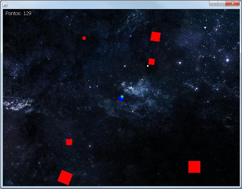 Figura 8.1: Jogo Nave Quebrada 8.1 ROTAÇÃO A classe Graphics2D nos oferece dois métodos para rotação dos desenhos e imagens.