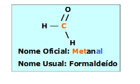 Os quatro aldeídos mais simples