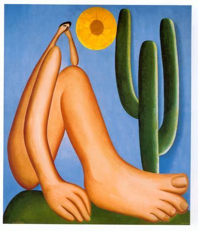 Obra Modernista TARSILA DO AMARAL OBRA: ABAPORU ANO: 1928 TAMANHO: 85x73 Imagem