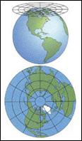 Outras projeções: Projeção de Mollweide: Também chamada de projeção de Aitoff é uma projeção cartográfica