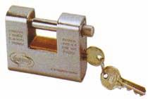 16 Cadeado cromado rectangular Corbin L201 80mm 1 6 78.
