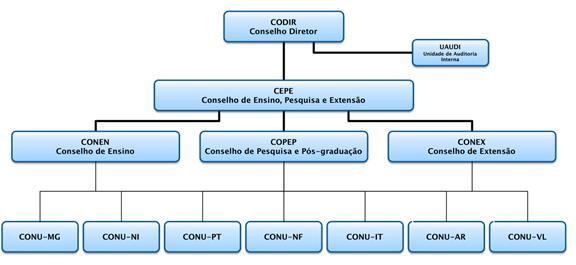 Ministério da Educação Figura 1 Organograma do CEFET/RJ: Governança Fonte: CEFET (2015).