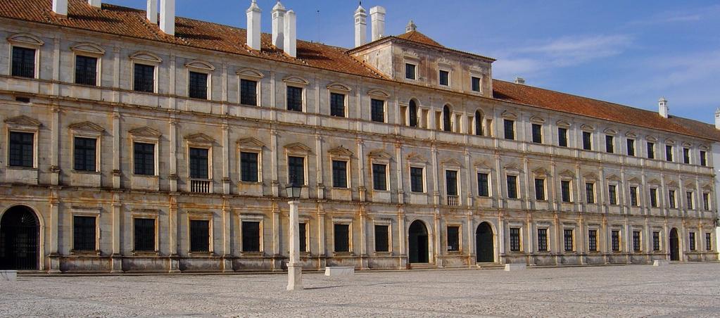 Monumentos Palácio Ducal O Paço Ducal representa um dos mais emblemáticos monumentos de Vila Viçosa. A sua edificação iniciou-se em 1501 por ordem de D.