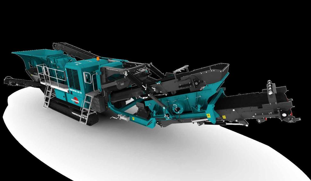 IMPACTOR 28 29 TRAKPACTOR 260SR O impactor de eixo horizontal Powerscreen Trakpactor 260SR é um conjunto de britador móvel sobre esteiras compacto projetado para mercados de reciclagem e demolição.