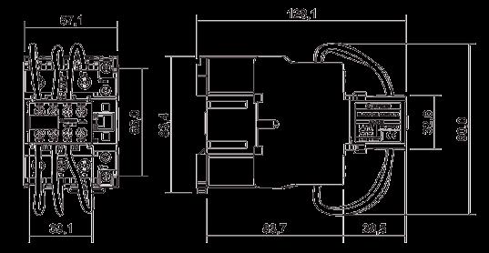 Contator Códigos Bobina em 220Vca.