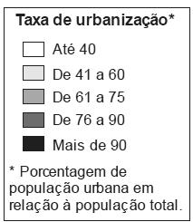 b) rápido e homogeneizador pois foi consequência do êxodo rural. c) vagaroso considerando-se que levou 4 décadas para atingir todo o território.