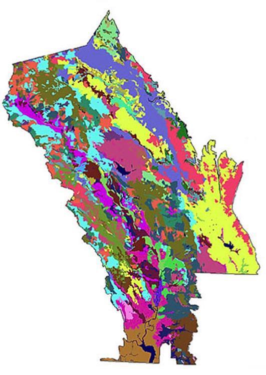 Solo Napa Valley 33 séries de solo Formados pelo movimento das Placas tectonicas