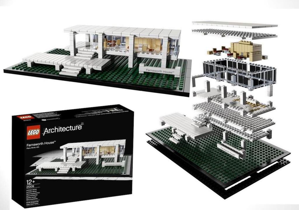 Uma homenagem feita pela da LEGO a Mies van der Rohe,