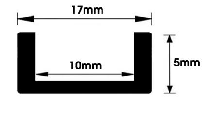 opaco: LDP-316-004-9 Perfil com difusor Transparente: LDP-316-005-9