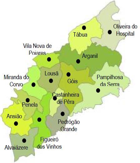 1 - CARACTERIZAÇÃO DO ACES PIN 1.1 - CARACTERIZAÇÃO DO TERRITÓRIO E ENQUADRAMENTO GEODEMOGRÁFICO A Região do PIN ocupa uma superfície de 2.