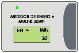 IHM: Interface Homem-Máquina Manual do Usuário O Mult-K 30 Wh é equipado com um display LCD de 16 caracteres (8 x 2) e back-light para visualização do consumo medido.