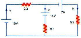 a) 8Ω b) 5Ω c) 4Ω d) 6Ω e) 3Ω 15 - (UNISA) No circuito abaixo, as intensidades das correntes i 1, i 2 e i 3, em ampères, valem, respectivamente: a) 1,0; 2,5; 3,0 b) 1,0; 1,5; 2,0 c) 1,0; 2,0; 2,5 d)