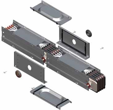 ACESSÓRIOS ACCESORIOS TAMPA DA JUÇÃO TAPAS DE LA UIÓ Esse elemento é utilizado para garantir o grau de proteção IP55 nas uniões entre dois elementos do sistema de linhas elétricas pré-fabricadas.