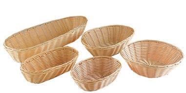 RETANGULAR POLY-RATTAN 360 x 250 x 80 (10) 1192W CESTA RETANGULAR POLY-RATTAN 460 x 320 x