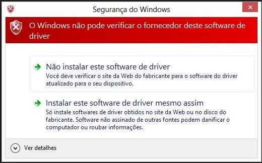 mostra a Figura 13; Figura 13 - Instalação do Driver USB - Passo 11