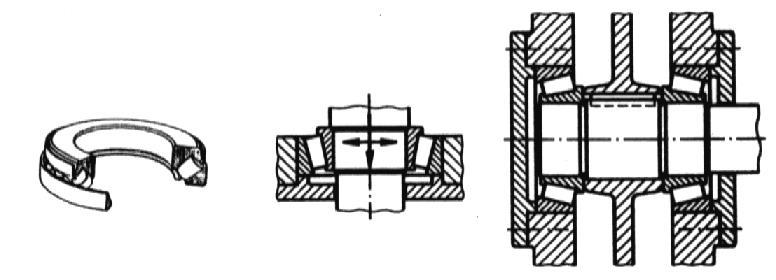 Rolamento axial de esfera são dois tipos, de escora simples e de escora dupla, e ambos admitem elevadas cargas