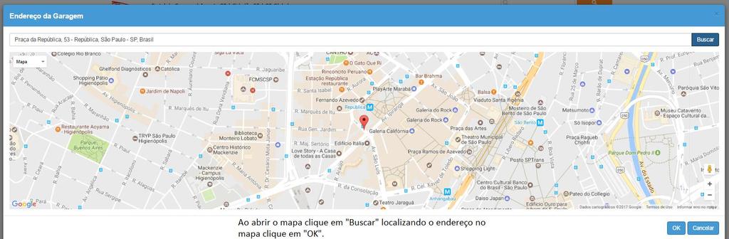 mapa clique em