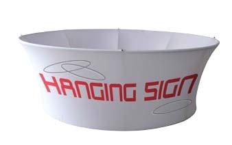 Hanging Signs Hanging Signs Hanging Sign Circle easy to hang Ref: 15.229 - Ø 1524mm Ref: 15.230 - Ø 3048mm Circle S QTY N.W G.W C.B.M Size Packing 1 5.5kg 7.0kg 0.0663 320x170x1220mm 15.