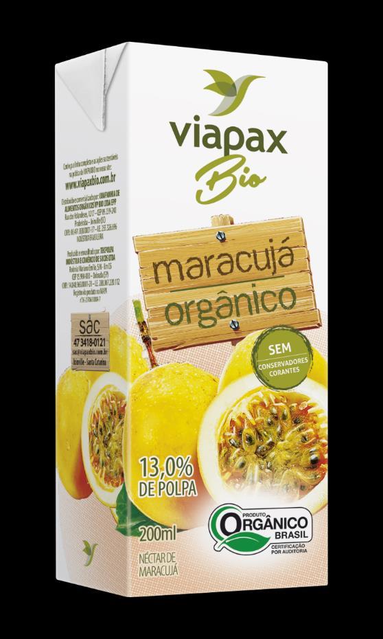 Bebidas NÉCTARES 200ML Nutritivos e saborosos, os néctares orgânicos mantêm o sabor natural das frutas, pois são produzidos