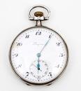 Base de licitação: 70 680 :: Relógio de Bolso Longines com caixa em prata.