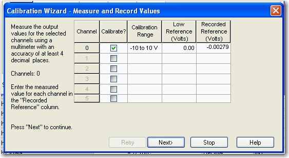 Calibrar os módulos de E/S analógica ControlLogix Capítulo 11 10. Registre a medição. 11. Clique em Next.