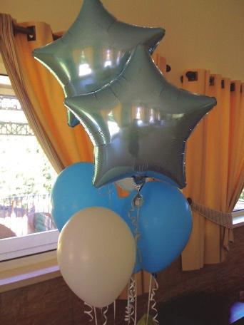Chão ou de mesa, feitos com 90 Balões de látex com cerca