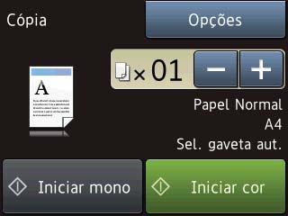 9 Fazer cópias 9 Como copiar 9 Os passos que se seguem demonstram o funcionamento básico das cópias.