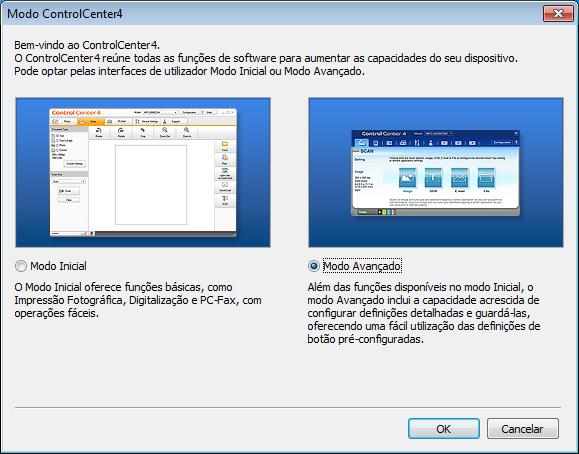 Capítulo 12 Digitalizar um documento como um ficheiro PDF utilizando o ControlCenter4 (Windows ) 12 (Para mais informações, uu Manual do Utilizador da Rede e do Software.