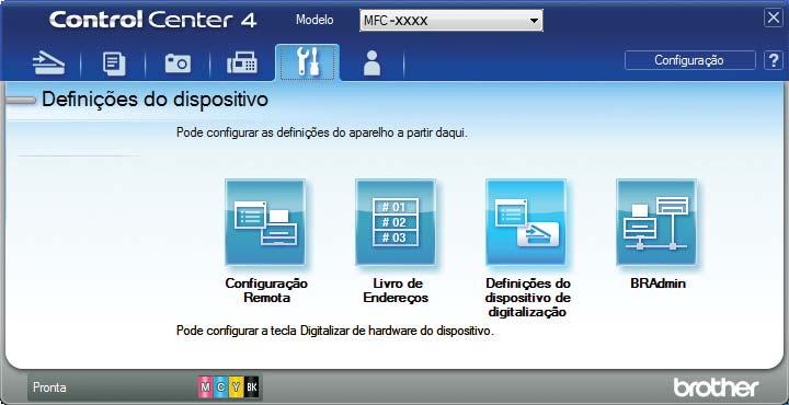 Como digitalizar para um computador Como alterar as configurações do modo DIGITALIZAÇÃO do equipamento para a digitalização para PDF 12 Pode alterar as configurações do modo Digitalizar do