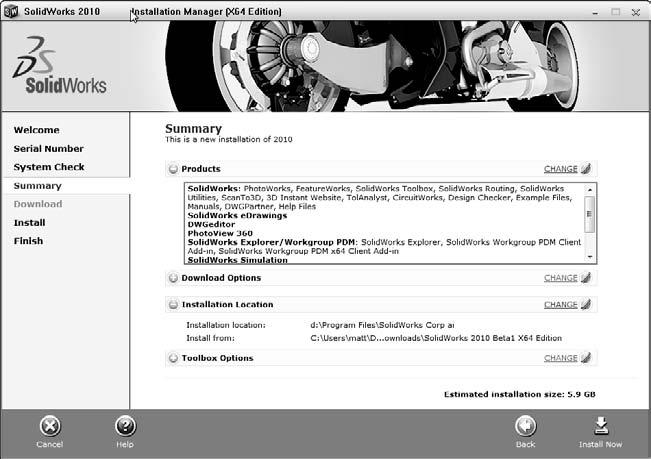 Part I: SolidWorks Basics hardware and software are compatible with the SolidWorks system requirements, available on the SolidWorks Web site at www.solidworks.com/sw/support/system Requirements.html.