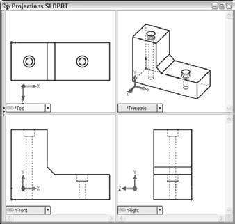 If someone else, such a computer specialist who is not familiar with mechanical drafting standards, initially sets up SolidWorks on your computer, you will want to verify that the default templates