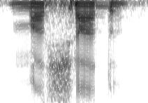descasamento aparente entre os diferentes formantes. Na Fig. 2, podemos observar os espectrogramas mostrando a concatenação das unidades para formação das palavras machado [maèsado] e bala [ÈbalŒ].
