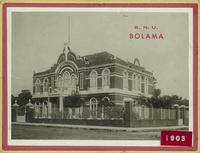 Banco Nacional Ultramarino na Guiné O Banco Nacional Ultramarino fundou a sua primeira agência em Bolama apenas em 1903. Nessa data a pequena localidade era então a capital da colónia.