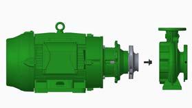 Remova qualquer objeto da parte traseira da motobomba. Figura 13 - Vista retirada parafuso 2. Retire o rotor. 3. Remova a chaveta do rotor.