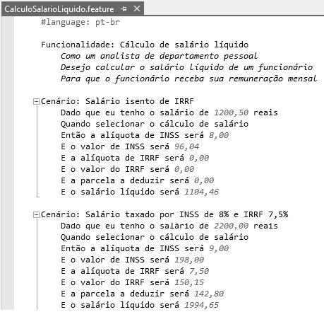 Criação do projeto Neste momento, o SpecFlow já pode ser instalado no projeto. Para isso, deve-se seguir os procedimentos indicados no site do desenvolvedor do SpecFlow.