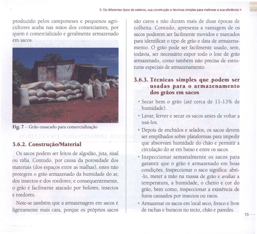 3. Os diferentes tipos de celeiros, sua construção e técnicas simples para melhorar a sua eficiência <c.